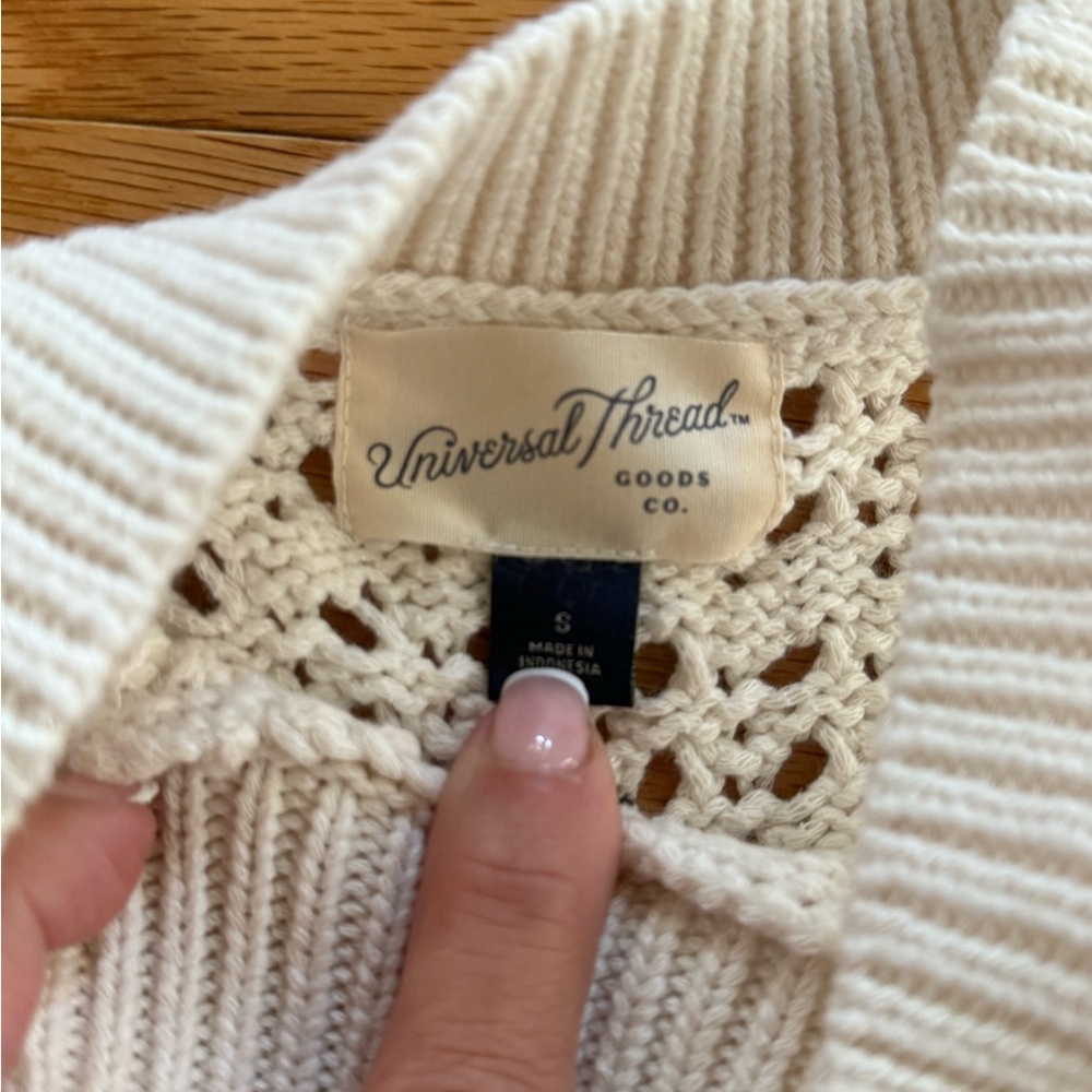 Universal Thread Ivory Knit Top - image 2